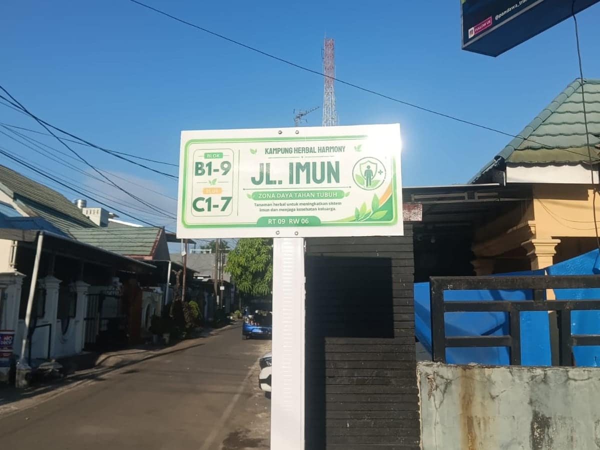 Foto papan Jl. Imun Zona Daya Tahan Tubuh