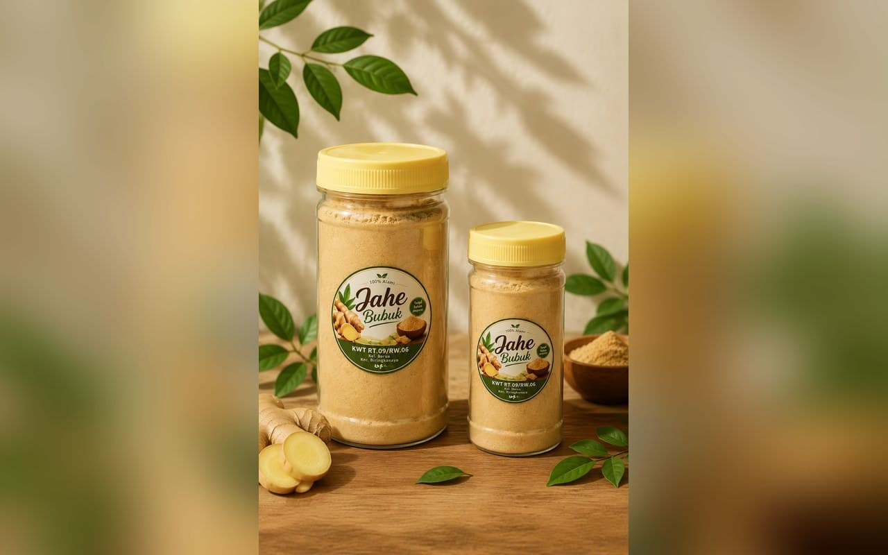 Ilustrasi produk Jahe Bubuk